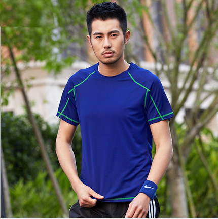 Men quick dry running t shirt